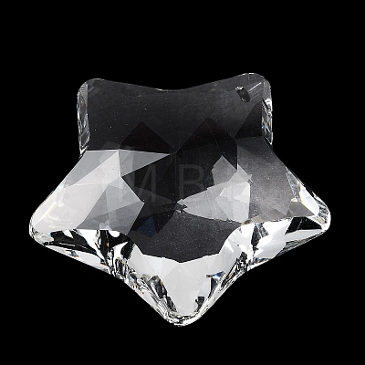 Electroplated Glass Pendants GLAA-G122-05E-1