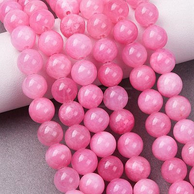 Natural Mashan Jade Beads Strands DJAD-8D-30-1