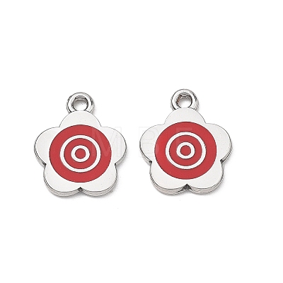 Alloy Enamel Pendants ENAM-G235-03P-03-1