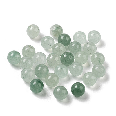 Natural Green Aventurine Sphere Beads G-P520-22-1