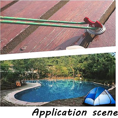 SUPERFINDINGS 8Pcs Aluminum Alloy Tent Peg FIND-FH0002-06-1