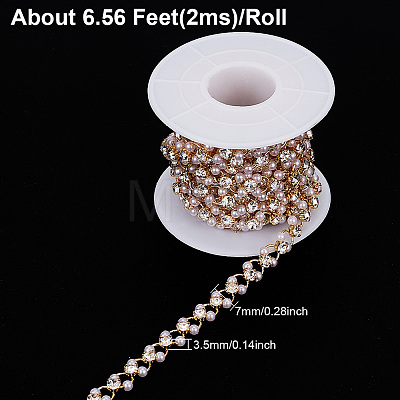 Alloy Ring Link Chains LCHA-WH0001-02-1