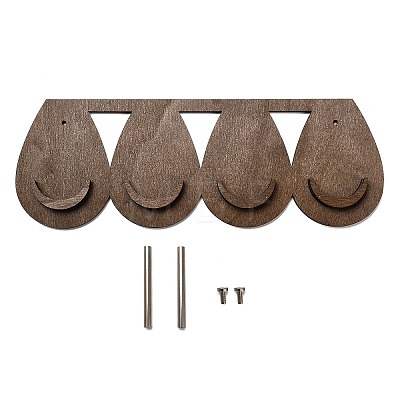 4-Slot Wood Jewelry Display Stands ODIS-A014-01A-1