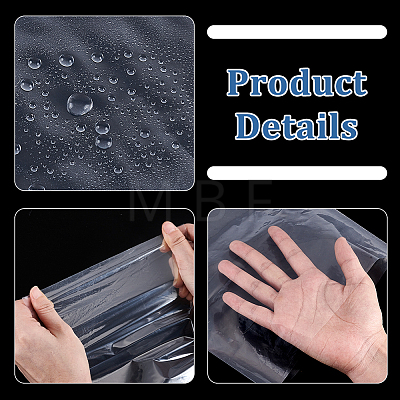 Rectangle PE Plastic Film Storage Bags ABAG-WH0044-98A-1