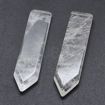 Natural Quartz Crystal Cabochons X-G-P384-E10-1