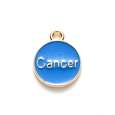Alloy Enamel Pendants X-ENAM-S124-01A-02D-1