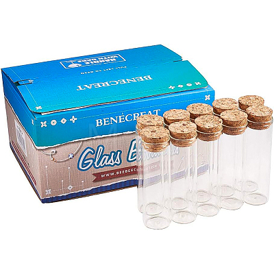 Empty Small Glass Cork Bottles AJEW-BC0003-05-1