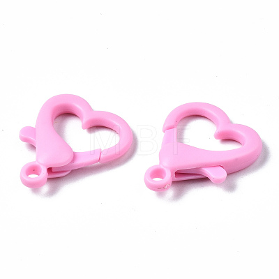 Opaque Acrylic Lobster Claw Clasps SACR-T358-02-1