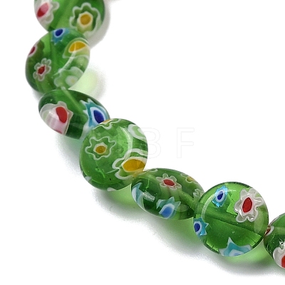 Handmade Millefiori Lampwork Beads Strands LAMP-G166-17B-02-1