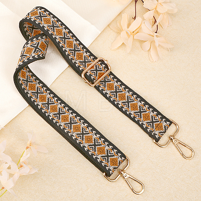 Rhombus Pattern Polyester Adjustable Bag Handles FIND-WH0129-26A-1