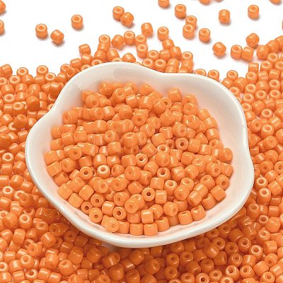 Baking Paint Pearlized Glass Seed Beads SEED-C001-04A-19-1