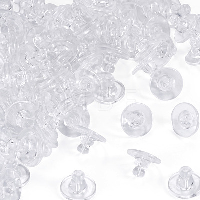 100Pcs Silicone Ear Nuts SIL-TADJ0001-11-1