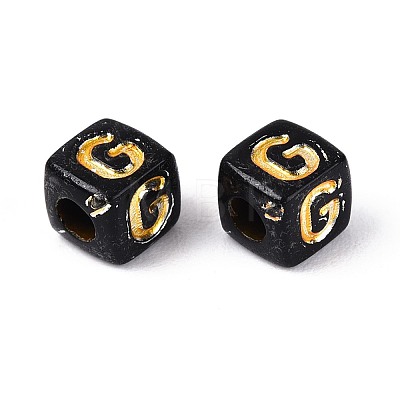 Opaque Acrylic Beads SACR-T035-20G-1