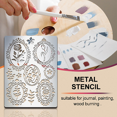 Custom Stainless Steel Metal Cutting Dies Stencils DIY-WH0289-073-1