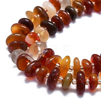 Natural Red Agate Beads Strands G-K245-H01-01-1