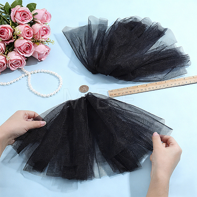 Polyester Mesh Shoulder Sleeves for Bride AJEW-WH0596-885C-1