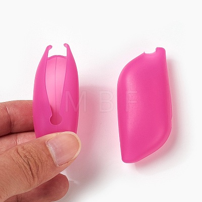 Silicone Portable Toothbrush Case SIL-WH0001-04-1