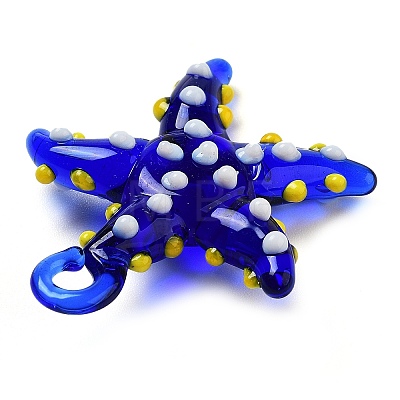 Handmade Lampwork Pendants X-LAMP-A004-05D-1