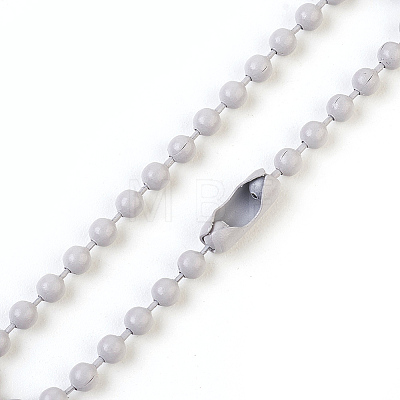 Eco-Friendly Iron Ball Chains with Connectors IFIN-F149-A18-1