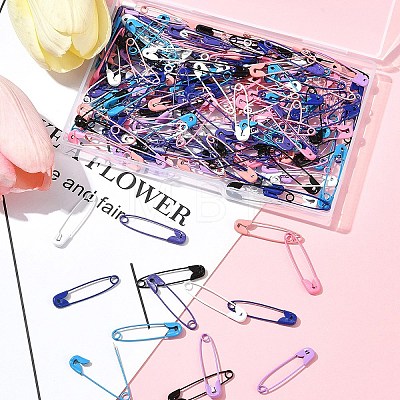 200Pcs 8 Colors Iron Safety Pins FIND-FS0002-78-1
