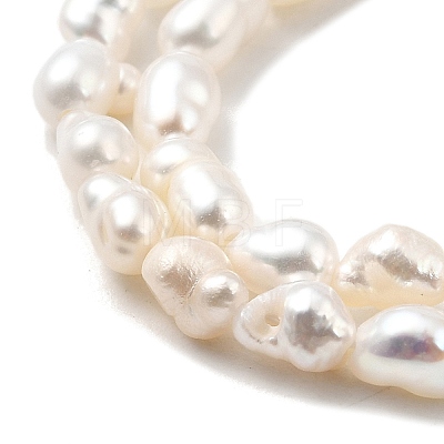 Natural Cultured Freshwater Pearl Beads Strands PEAR-I007-01O-01D-1