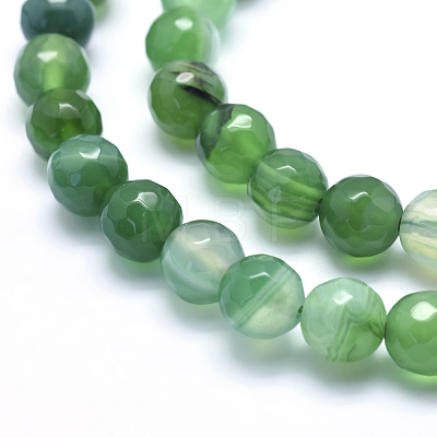 Natural Agate Beads G-J371-11-10mm-1