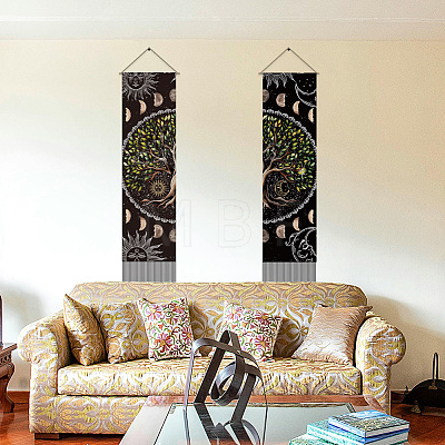 Polyester Wall Hanging Tapestry AJEW-WH0399-056-1