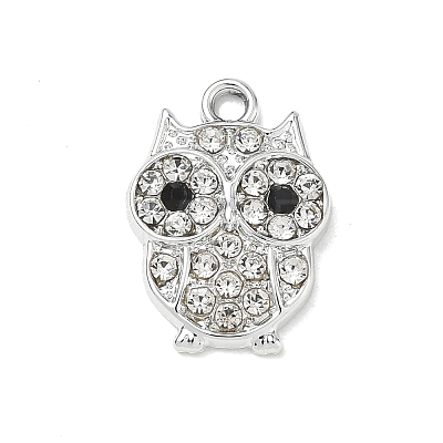 Alloy Rhinestone Pendants RB-CBA9733-02P-1