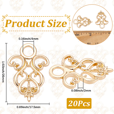 20Pcs Alloy Pendants FIND-CY0001-91G-1