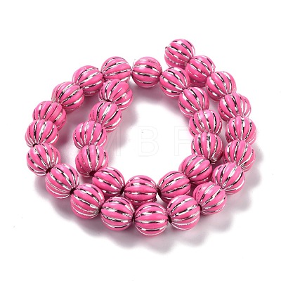 Grooved Resin Beads Strands RESI-M023-01A-1