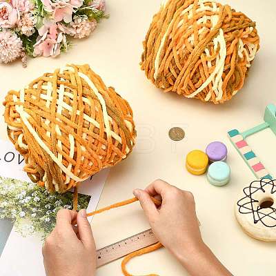 4 Bundles Polyester Yarn FB-FSB9EF-01H-1