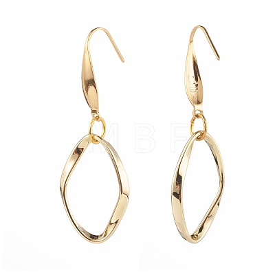 Alloy Twisted Ring Dangle Earring Sets EJEW-JE04503-1