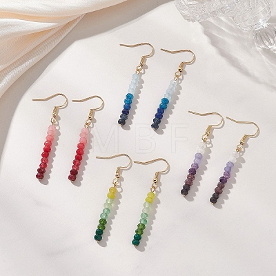 Dyed Natural Malaysia Jade Dangle Earrings EJEW-JE06874-1