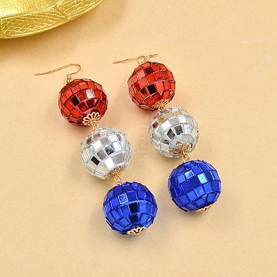 Resin Dangle Earrings PW-WG42A90-01-1