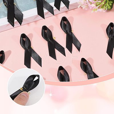 100Pcs Awareness Ribbon Nylon Lapel Pin Backs for Backpack Clothes JEWB-GL0001-03A-1