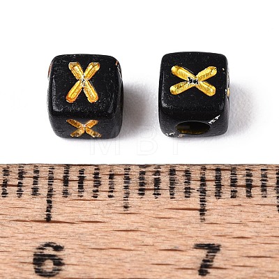 Opaque Acrylic Beads SACR-T035-20S-1-1
