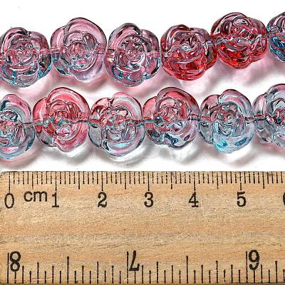 Glass Beads Strands X-GLAA-B018-02F-1