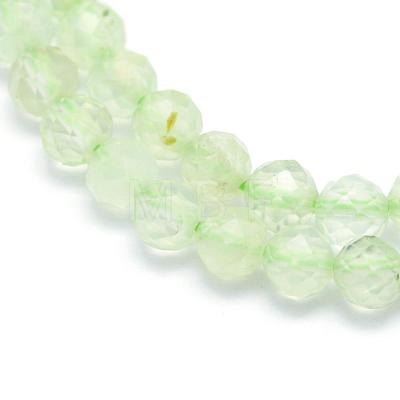 Natural Prehnite Beads Strands G-E411-25-3mm-1