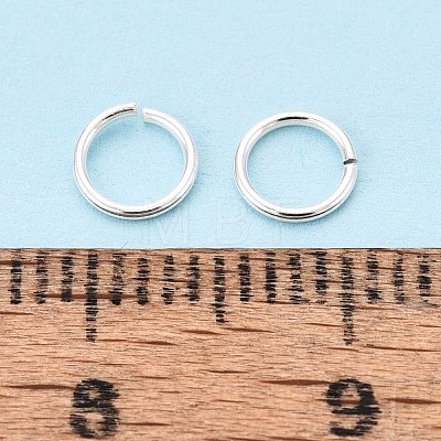 925 Sterling Silver Open Jump Rings STER-N017-30C-S-1