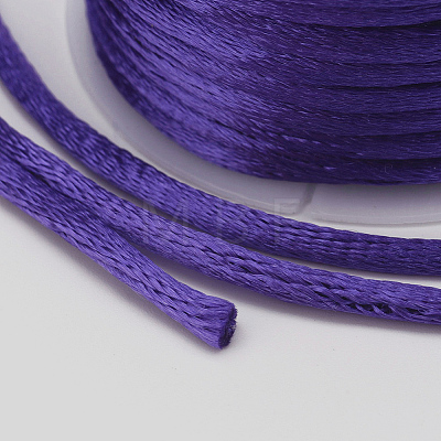 Nylon Satin Rattail Cords NWIR-L006-1.5mm-08-1