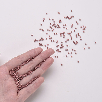 11/0 Grade A Baking Paint Glass Seed Beads X-SEED-N001-A-1047-1