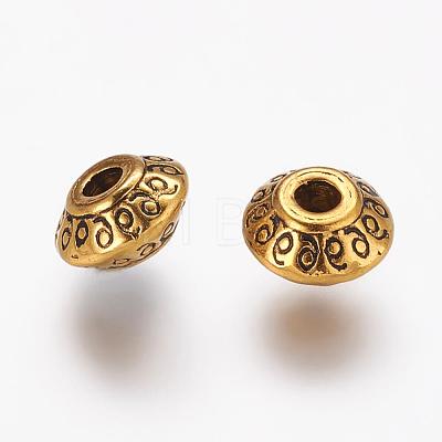 Tibetan Style Spacer Alloy Beads X-GLF10902Y-NF-1