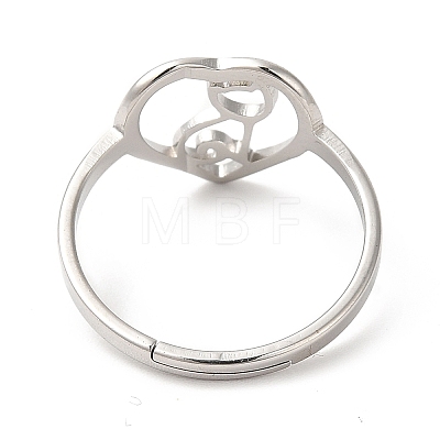 201 Stainless Steel Finger Ring RJEW-E063-03P-1
