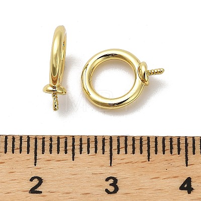 Rack Plating Brass Pendant Bails KK-S397-19G-1