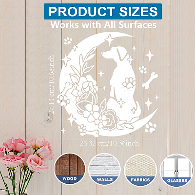 MAYJOYDIY US 1Pc PET Hollow Out Drawing Painting Stencils DIY-MA0005-04A-1