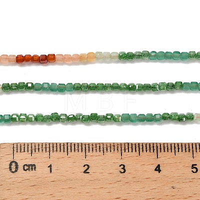 Gradient Color Cubic Zirconia Bead Strands ZIRC-F144-02C-1