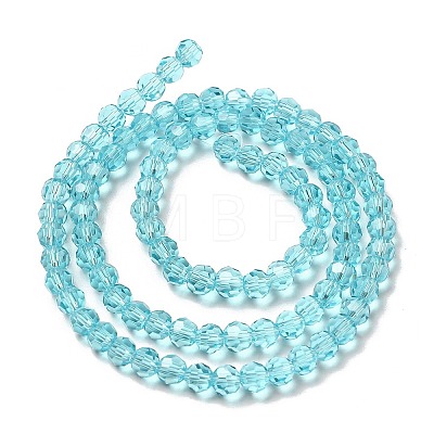 Transparent Glass Beads EGLA-A035-T4mm-D08-1