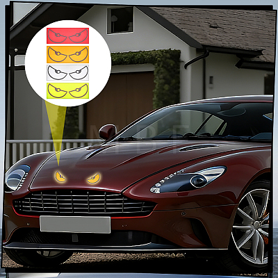 12Pcs 4 Colors PET Self Adhesive Reflective Stickers DIY-NB0016-01B-1