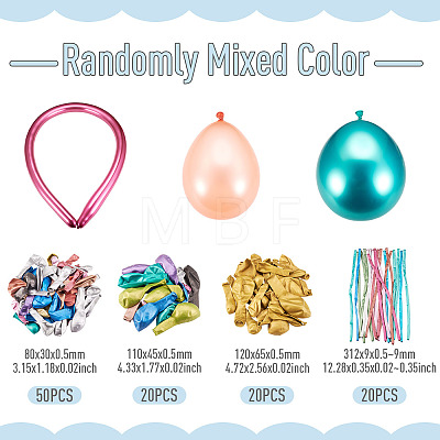 110Pcs Latex Balloon DIY-TA0015-89B-1