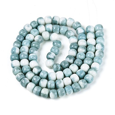 Ombre Effect Dyed Glass Beads Strands GLAA-N067-01A-04-1